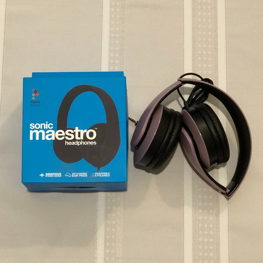 Digital Basics Sonic Maestro Stereo Headphones - Rose Gold